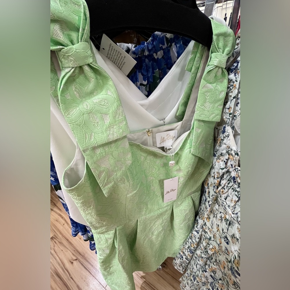 Lilly Pulitzer green romper